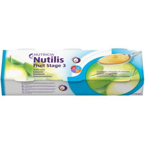 Nutricia Nutilis Fruit Stage 3 alimenti a fini medici specifici gusto mela 3x150g