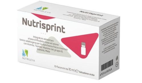 Nutrisprint utile contro la stanchezza fisica e mentale 10 flaconcini da 10ml