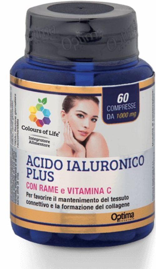 Optima Colours of Life Acido Ialuronico Plus con Rame e Vitamina C 60 compresse