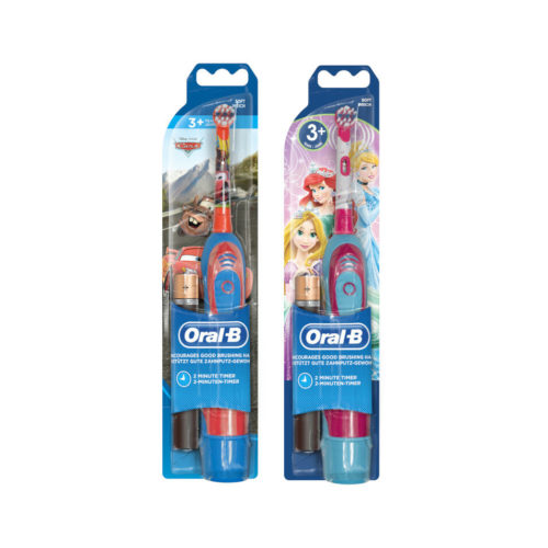 Oral-B Stages Power Spazzolino A Batteria Bambini Principesse O Personaggi Cars Disney