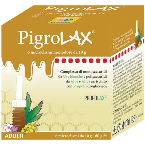 Pediatrica Pigrolax Microclisma monodose Adulti 6x10g