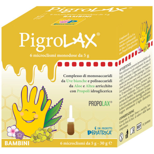 Pediatrica Pigrolax Microclisma monodose bambini 6x5g