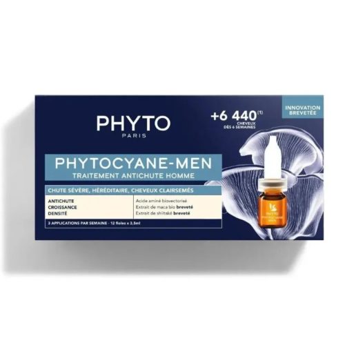 Phyto Phytocyane Caduta Severa Uomo trattamento anticaduta capelli 12 fiale
