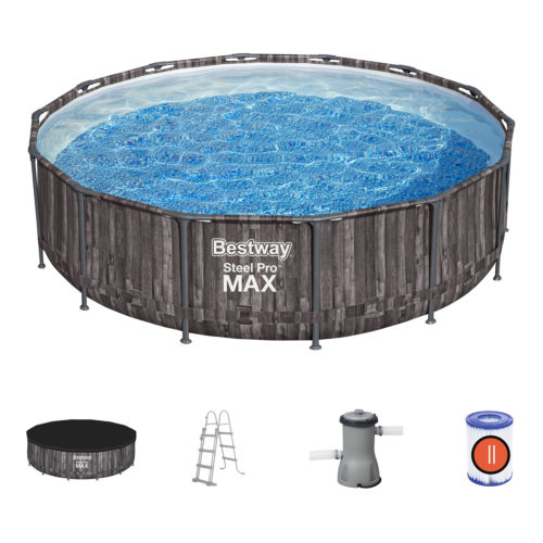 Piscina fuori terra 427x107 cm Steel Pro Max Bestway