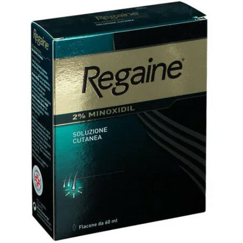 Regaine Soluzione Cutanea per Alopecia Androgenetica Caduta Capelli 2% Minoxidil