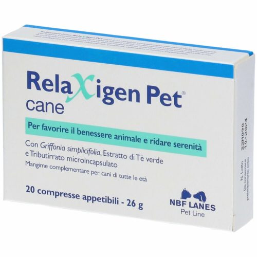 Relaxigen Pet per disturbi comportamentali del cane 20 compresse