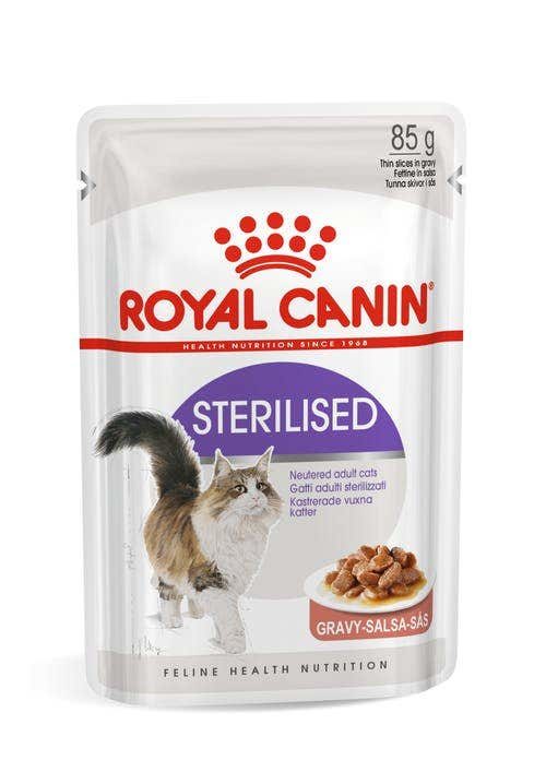 Royal Canin Feline Sterilised Gravy Umido Per Gatti Adulti Sterilizzati Bustine 12x85g