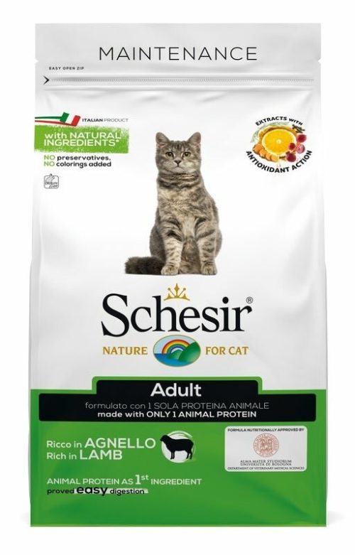 Schesir Mantenimento Croccantini Con Agnello Per Gatti Adulti Sacco 1,5kg