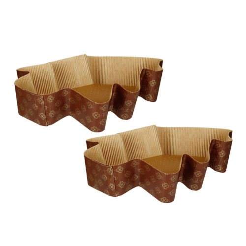 Set 2 stampi dolci carta da forno albero