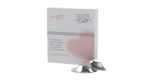 Silvercap Coppette Seno Argento 2 pezzi