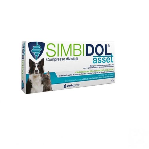 Simbidol Asset per la digestione del cane 30 compresse divisibili