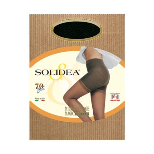 Solidea Magic Micromassage Collant Anticellulite 70 denari colore Camel Taglia M 1 paio