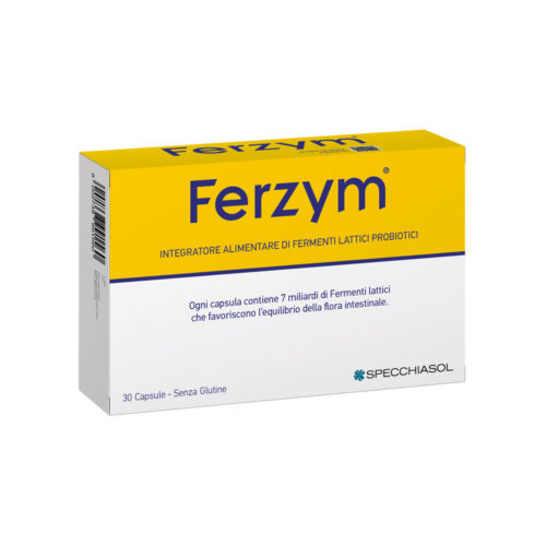 Specchiasol Ferzym integratore di fermenti lattici 30 capsule