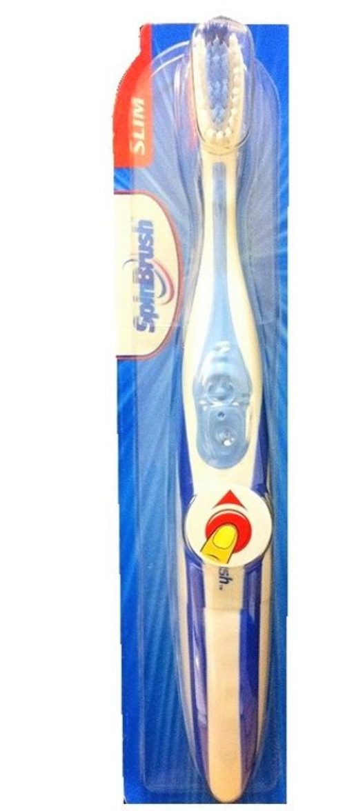 SpinBrush Slim Spazzolino Manuale Con Batteria Colori Assortiti 1 Pezzo