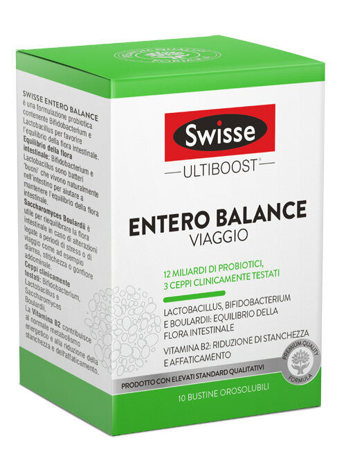 Swisse Entero Balance Viaggio benessere intestinale 10 bustine orosolubili