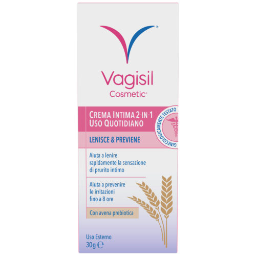 Vagisil Crema Intima Idratante Lenitiva Con Avena Prebiotica Naturale Per Irritazioni Intime 30g