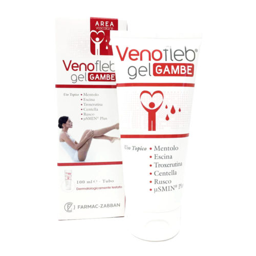 Venofleb Gel Gambe attenua la pesantezza di gambe e caviglie 100ml