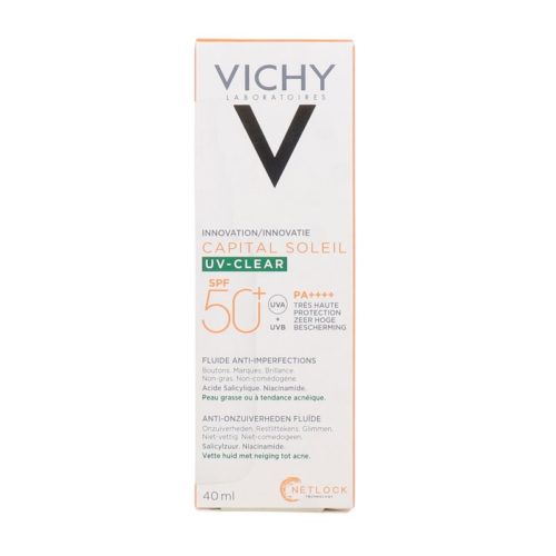 Vichy Capital Soleil UV-Clear SPF50+ fluido solare anti-imperfezioni 40ml